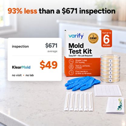 KlearMold compared with a home mold inspection